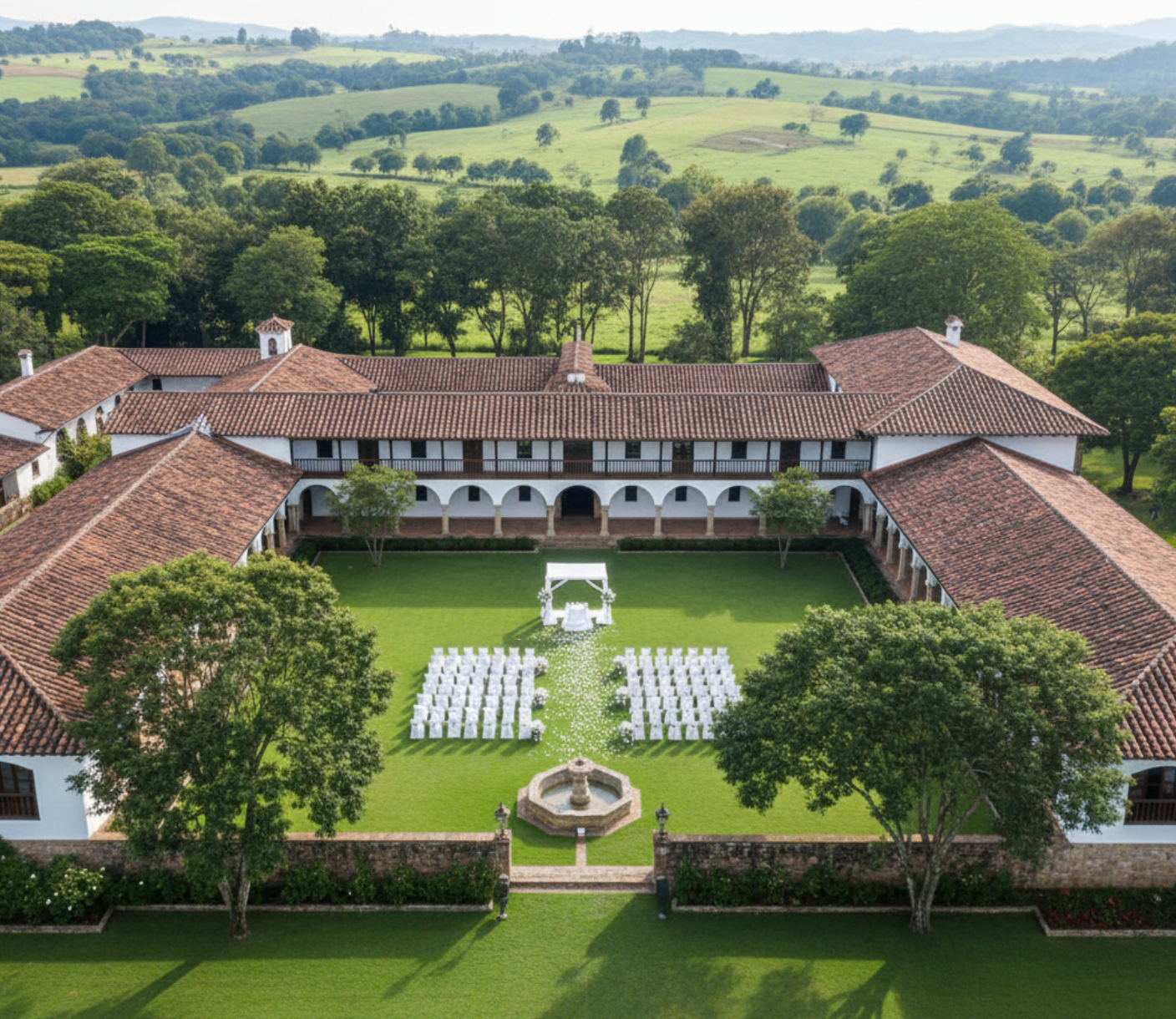 Hacienda exclusiva para el lugar perfecto para tu boda en Bogotá organizada por Sandra y su equipo.