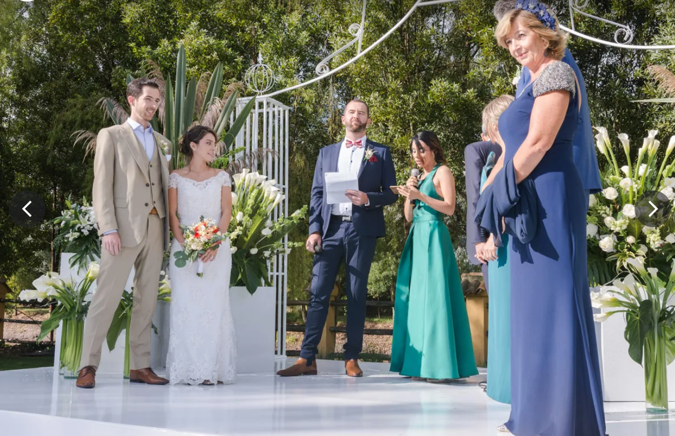 Montaje de boda campestre en una de las mejores haciendas para matrimonios campestres en la Sabana de Bogotá.
