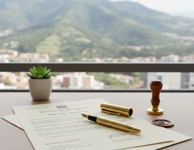 Guía de requisitos para el matrimonio civil Bogotá gestionada por Sandra y su equipo.