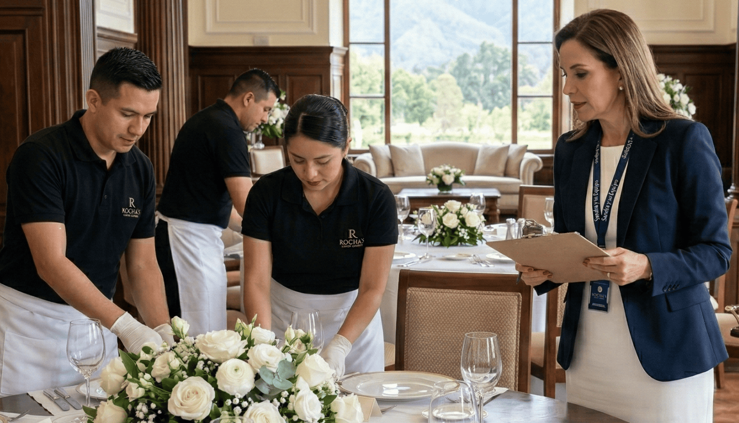 Sandra, Wedding Planner en Bogotá, coordinando con éxito una boda elegante en la Sabana de Bogotá.